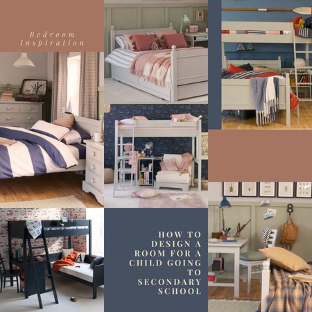 How to design a bedroom for a secondary school age child