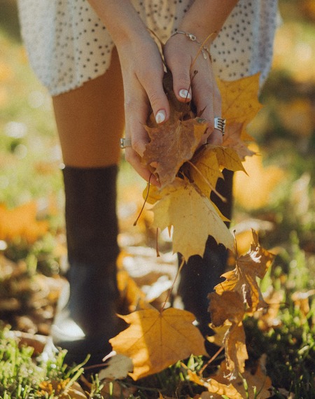 Foraged autumn DIY crafts for half term fun 