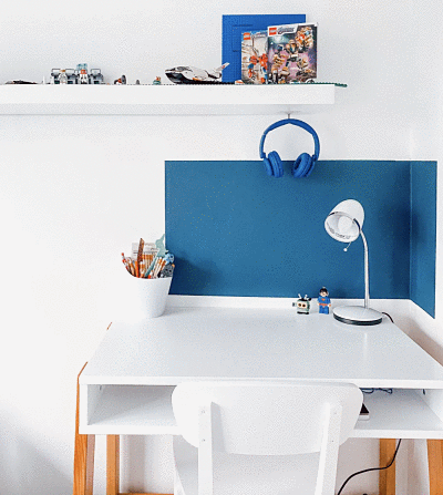 Real Bedrooms: Creating a study space with Mummy Constant