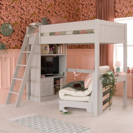 High Sleeper Loft Beds with furniture underneath