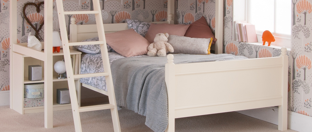FARGO HIGH SLEEPER LOFT BED WITH SMALL DOUBLE BED
