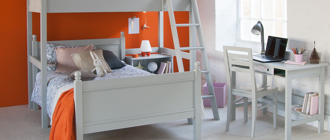 FARGO HIGH SLEEPER LOFT BED WITH SMALL DOUBLE BED