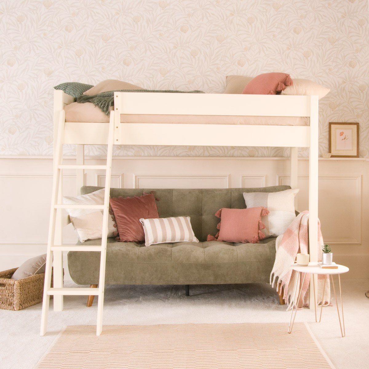FARGO HIGH SLEEPER LOFT BED WITH SOFA BED