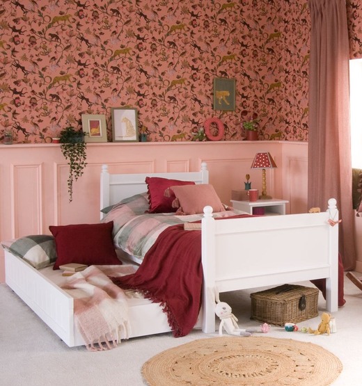 Single beds with sleepover trundles 