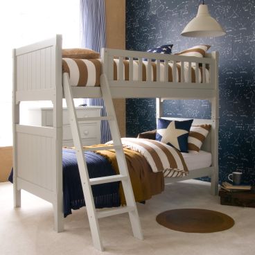 traditional childrens bunk bed in farleigh grey