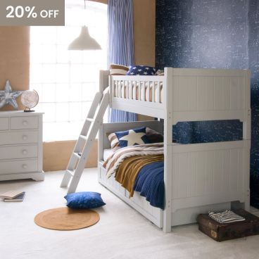 Fargo Bunk Beds with chest  in Farleigh Grey
