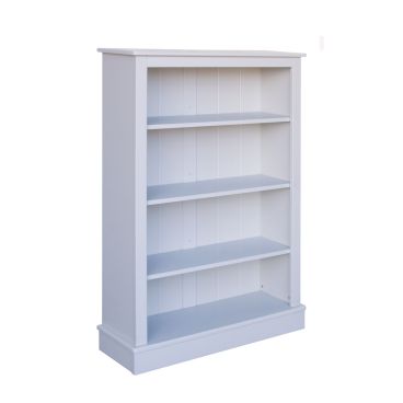 Mid Grey cut out tall bookcase