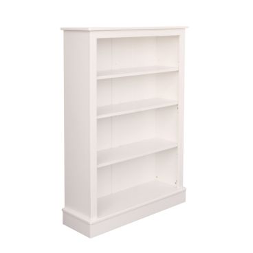 ivory white kids bookcase with adjustable shelves 