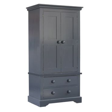 blue sturdy and durable wardrobe for children. 
