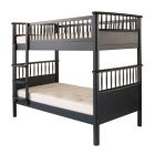 Cut out of Bowood spindle scandinavian bunk bed in painswick blue