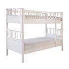 Bowood spindle scandinavian white bunk bed 