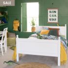 white small double beds for kids 