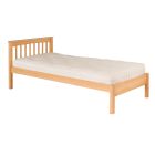Classic bed with low foot end 