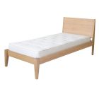 Linus oak modern single bed 