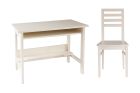 Fargo Study Desk and Chair in Ivory White