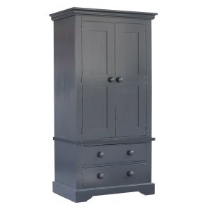 blue sturdy and durable wardrobe for children. 