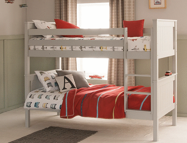 grey bunk bed 