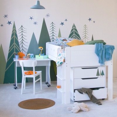 space saving mid sleeper bed 