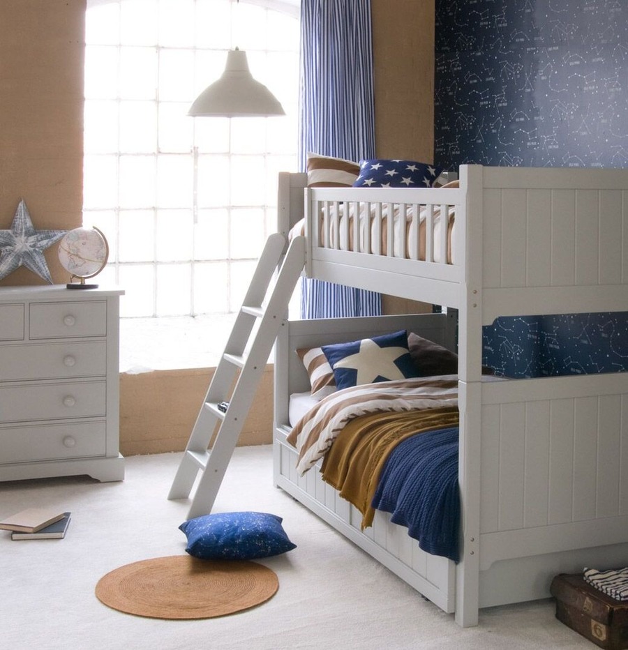 grey bunk bed 
