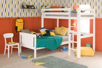 Classic high sleeper bed with day bed 