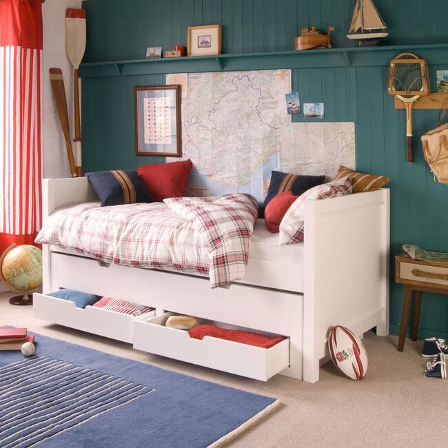 cabin bed with oars and college style interiors 