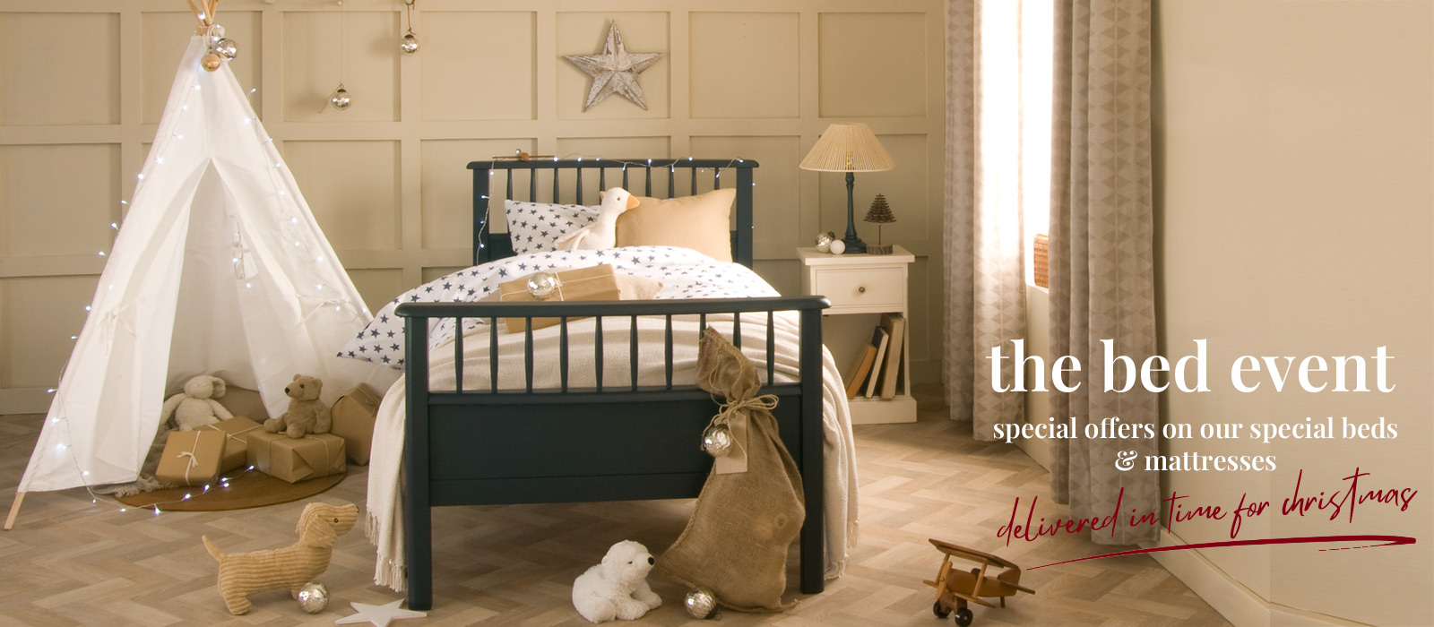 Bowood Single Bed in Painswick Blue