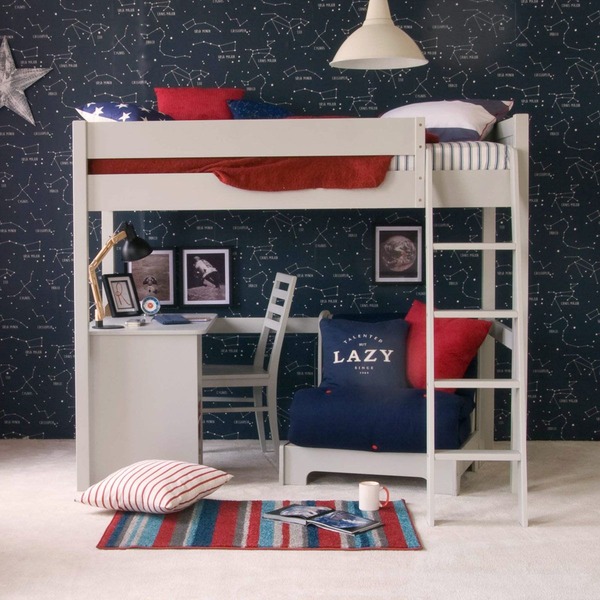 fargo with desk and futon
