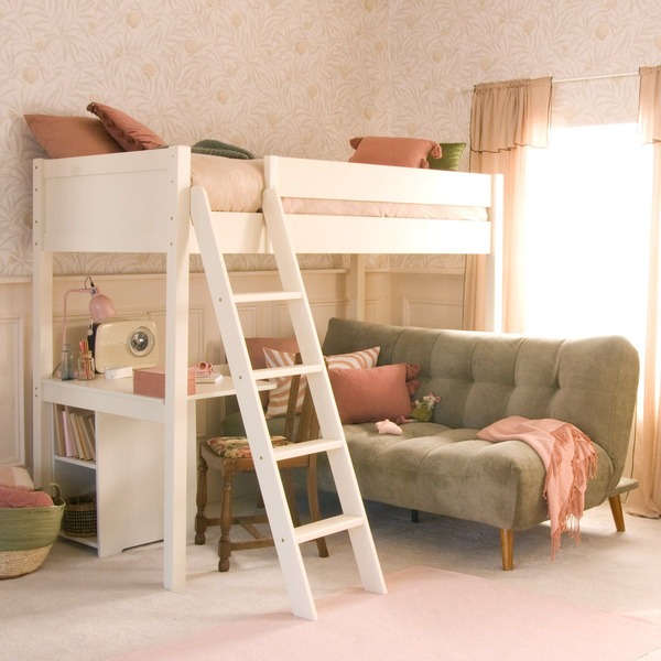 sofa bed and desk 
