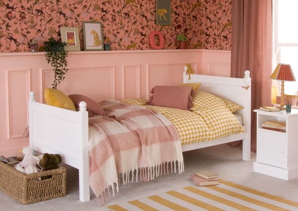 Frago single bed, pure white