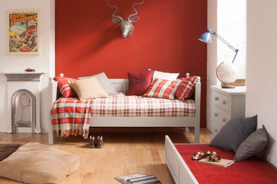 tartan on daybed