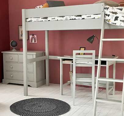What Is A High Sleeper Bed And Why Are, Bunk Bed With Desk And Sofa Underneath