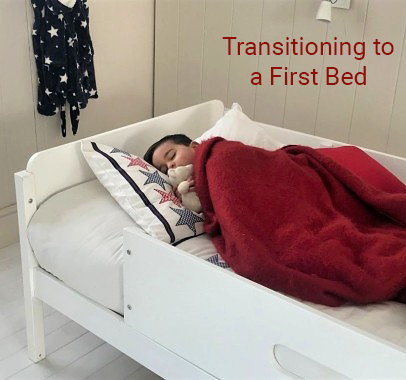 Moving a toddler to their first, proper bed