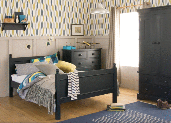 Fargo small double bed, Painswick Blue Fargo small double bed, Painswick Blue