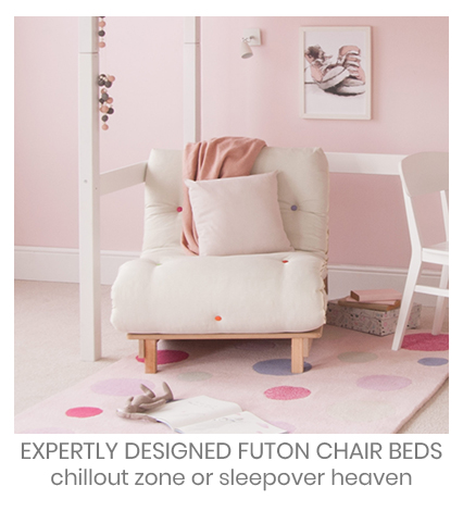 futon chair bed with lollipop cover