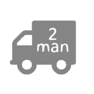 2 man delivery - £25